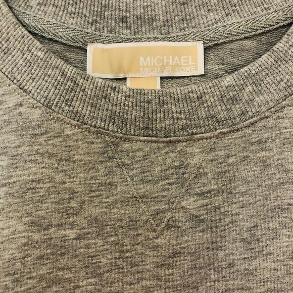 NWT: Michael Kors Ruffle Bottom Sweatshirt - Picture 5 of 9
